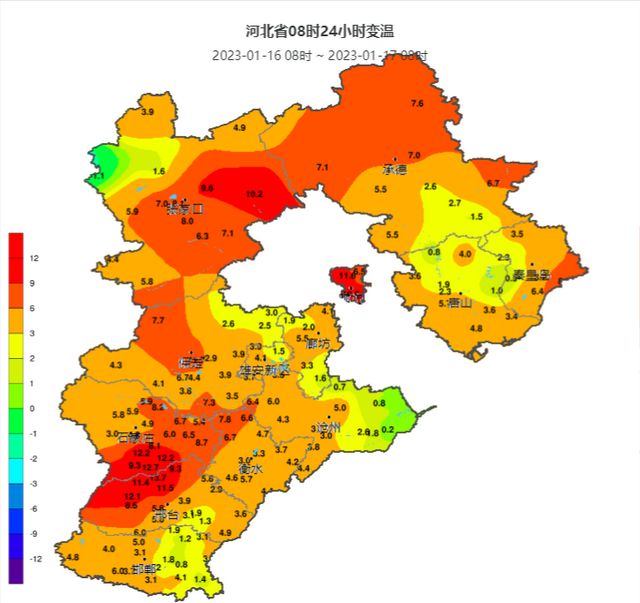 河北最新天气概览